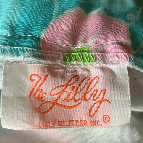 Vintage Lilly Pulitzer The Lilly sundress with eyelet lace trim Vintage Size 10 - Picture 11 of 12